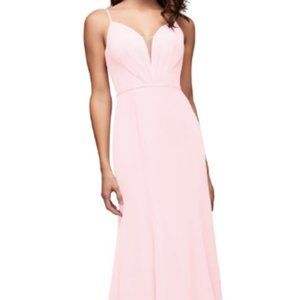 Azazie Blushing Pink Adella Bridesmaid Dress